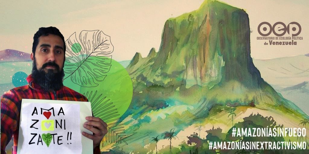 ecopoliticave's tweet photo. #14Ago Por una #AmazoniaSinExtractivismo te invitamos a unir tu voz al TUITAZO #Amazonizate
🍃
#SOSAmazonia
#NoAlArcoMinero 
#BastaDeEcocidio 
#NoAmExtractivismo https://t.co/4q0r9mztiS