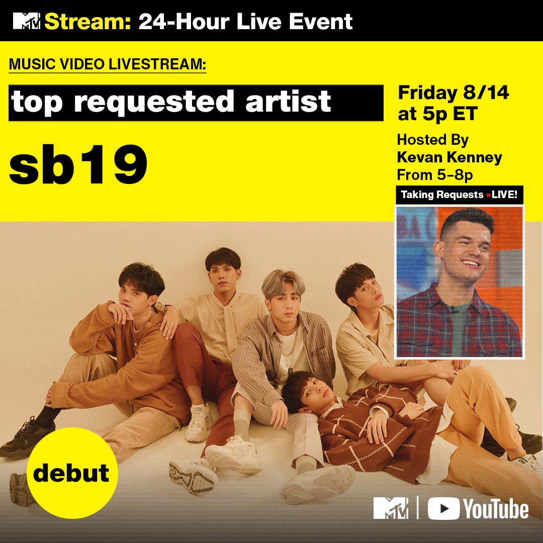 Congratulations to <a href="/SB19Official/">SB19 Official</a> for their <a href="/MTV/">MTV</a> #FridayLivestream debut.
￼
👉youtu.be/Z-_WM5gBRMQ