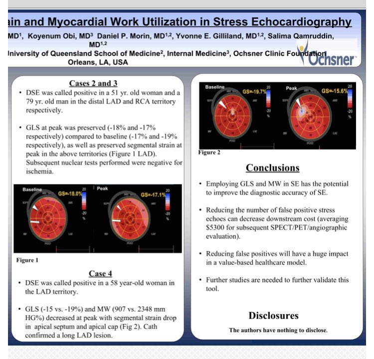 SalimaqMD's tweet photo. GLS and myocardial work at peak stress can improve the diagnostic accuracy of stress echocardiography @DanielPMorin @GillilandYvonne @OchsnerCardio @ASE360 #ase2020 @GEHealthcare https://t.co/834UdxbwCl