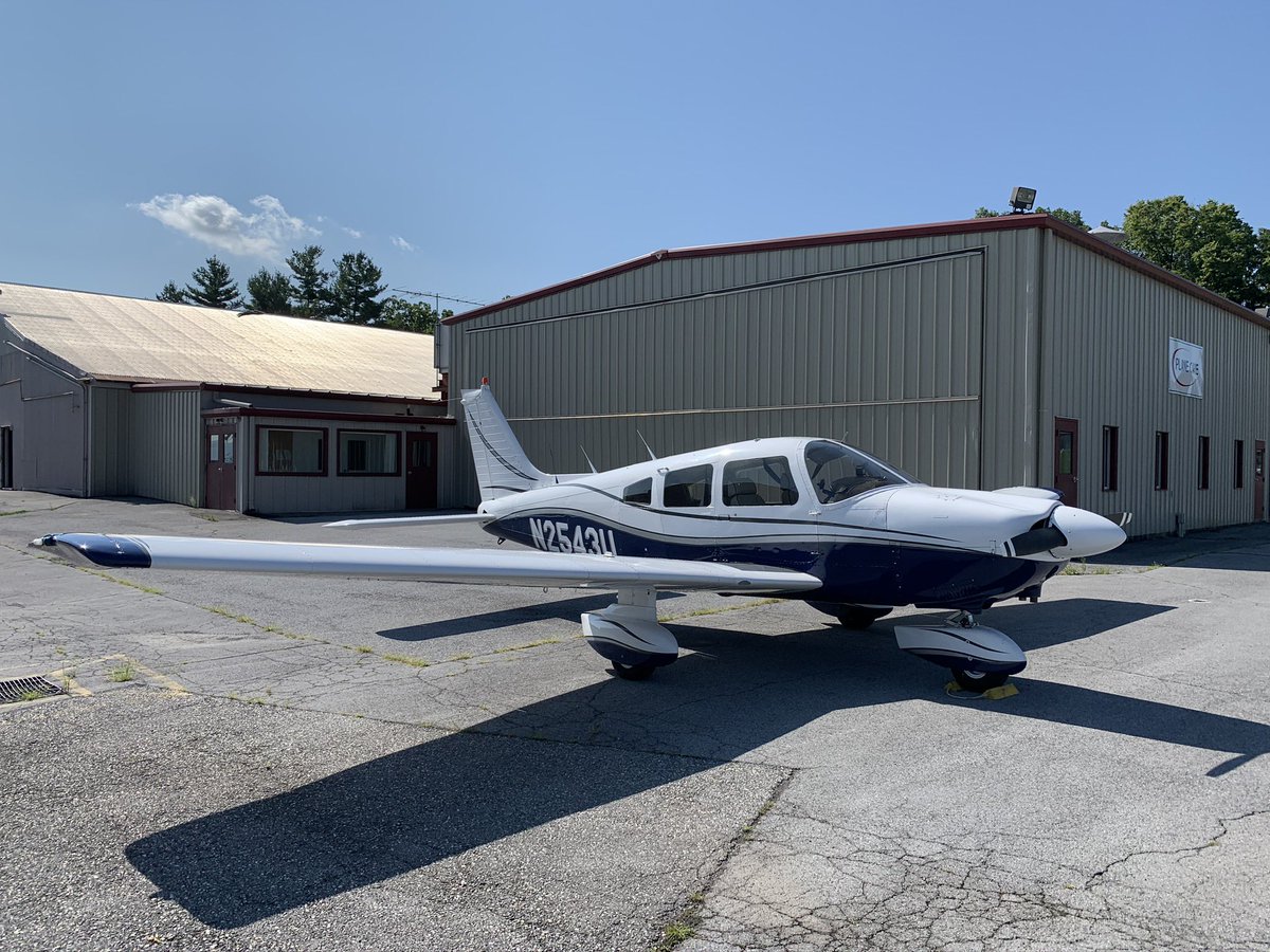 My ride for the trip would be N2543U, a 1980 Piper Archer with 4 seats and a single 180 HP piston engine. While the plane is 40 yrs old, it’s in great shape and has had major upgrades to its avionics, equipped with GPS, an autopilot, digital glass-panel instruments, and ADS-B.