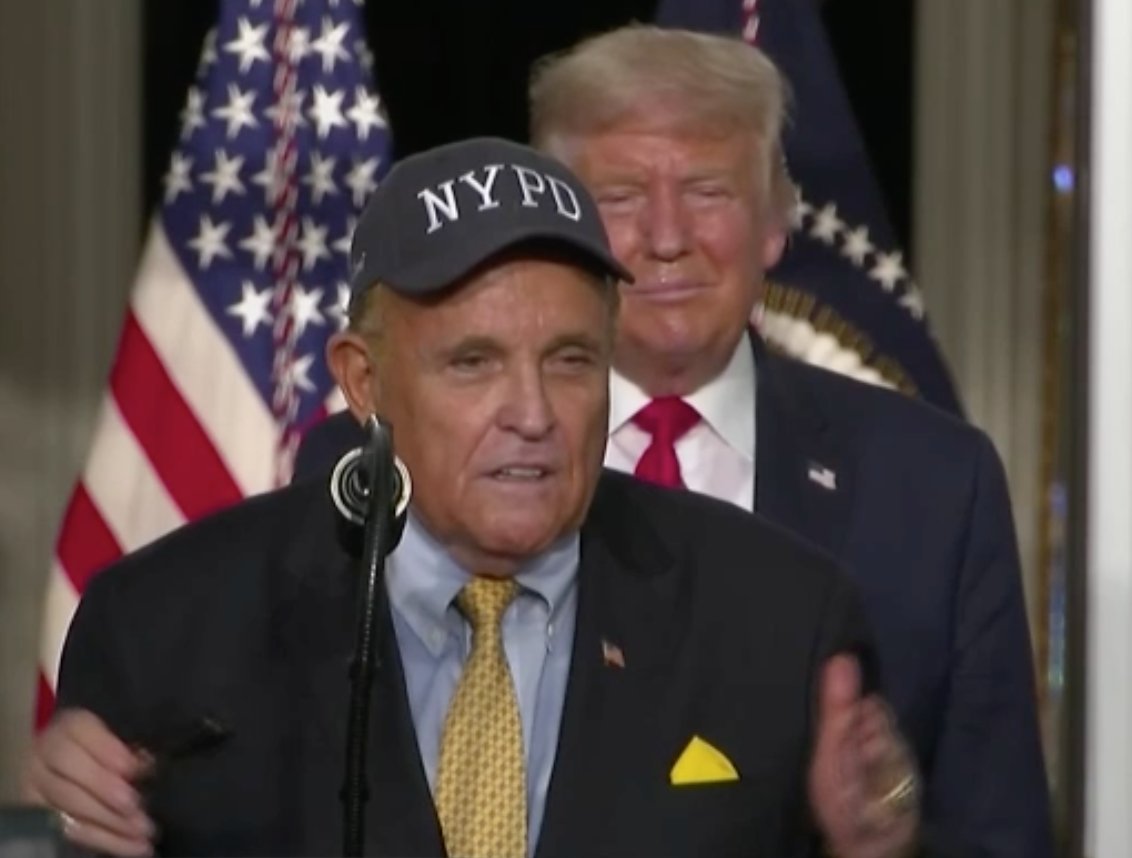 Particularly people in the Black community tell him they want more police officers, says  @RudyGiuliani.