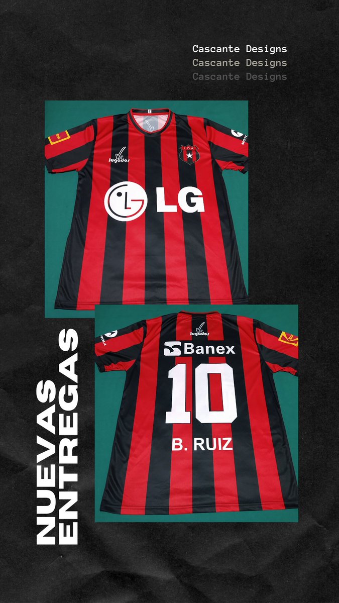 CascanteDesign's tweet photo. Una semana más antes del inicio del torneo de entregas para nuestros clientes 👌🏻
Estamos esperando tu pedido, recuerda aprovechar la promo de 2 x ¢25.000 en toda nuestra #LineaRetro ⚽👌🏻
¿Cuál te gustaría tener? https://t.co/FxmwDjqXXL