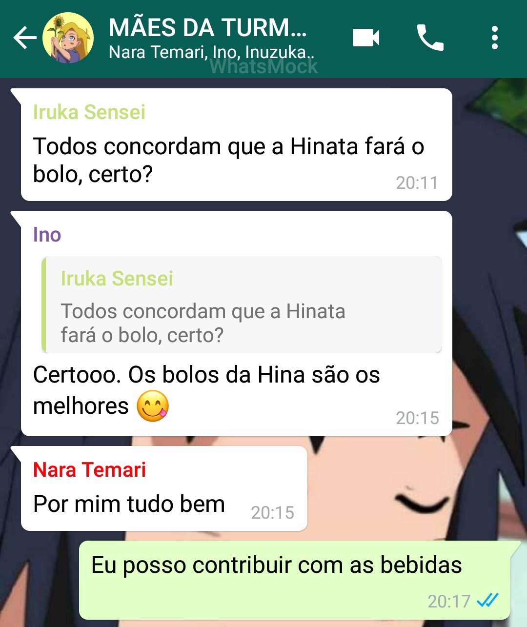 Teleya - Senhora do Caos 🦝 on X: Capítulo: Grupos de Pais e Mães Sasuke:  Com quem você tanto conversa? Naruto: Ah é com o pessoal. É que o grupo dos  pais