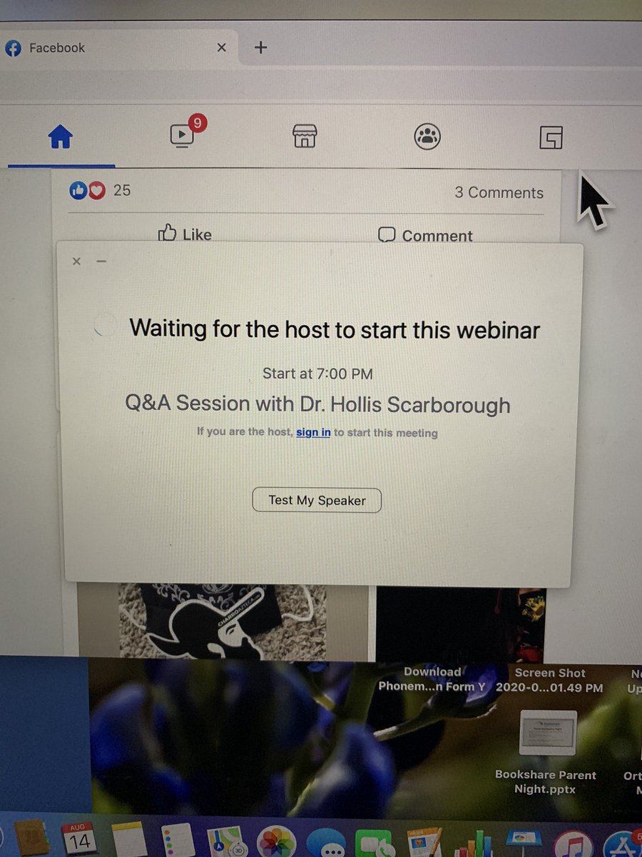 AnabelWalters7's tweet image. Excited to have the opportunity to hear and watch Dr.Scarborough via Zoom!  #TeamSoR #ReadingRope