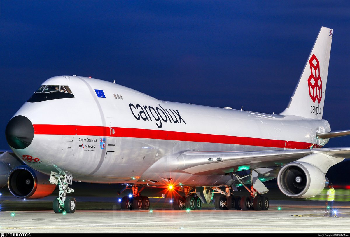 JetPhotos's tweet photo. Cargolux’s retrojet 747 in Budapest. https://t.co/3YmBKi3nVs © Kristóf Árvai https://t.co/hrbSLOdd6Q