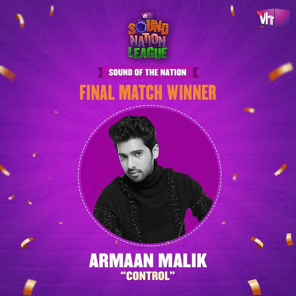 vh1india's tweet photo. 💃🕺 💃🕺 💃🕺
#Control by @ArmaanMalik22 has become the sound of the nation! #Vh1SoundNationLeague

#ArmaanMalik #Vh1India #GetWithIt https://t.co/yVWz5Lxigz