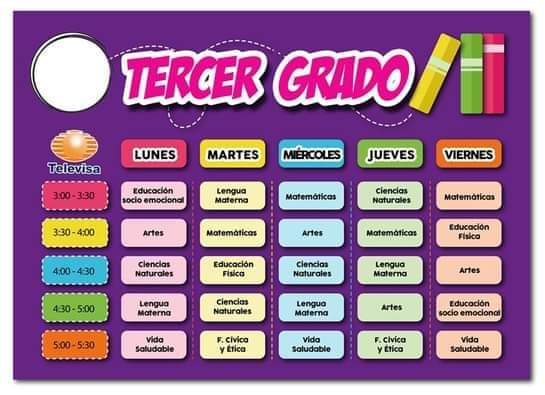 AprendeIi's tweet photo. #Aprendeencada2Sep

Horarios de Materias para educacion primaria 1 2 3 4 Grado. https://t.co/oNMevP2jOz