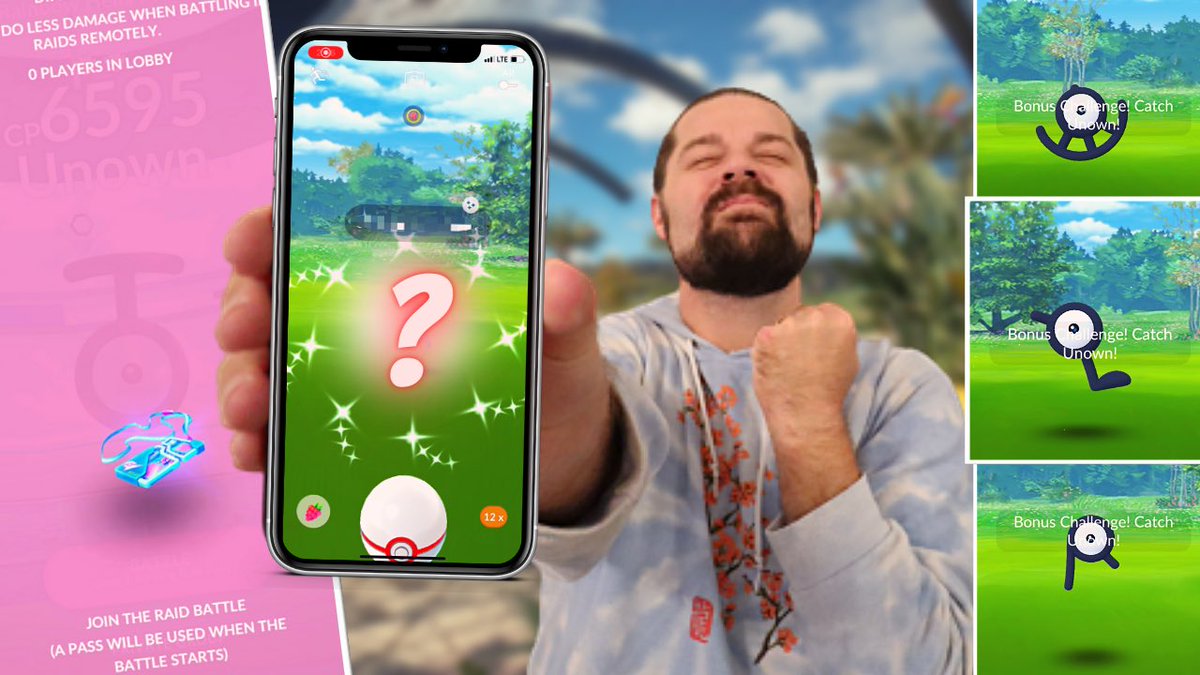 EchoGamesOG's tweet photo. The Hunt for Shiny Unown! 🤩
How Many Raids Will it Take? 🤔
2 INCREDIBLE Shiny Catches! ✨
🎥: https://t.co/sNFsxPSRWq
#shinyunown #unownraid #shinypokemon #shinycheck #enigma #enigmaweek #Pokémon #Pokemkn #PokemonGO #shinyhunter #shinygrind #ENIGMA #clutch #YouTuber #create https://t.co/voR8eC16dw