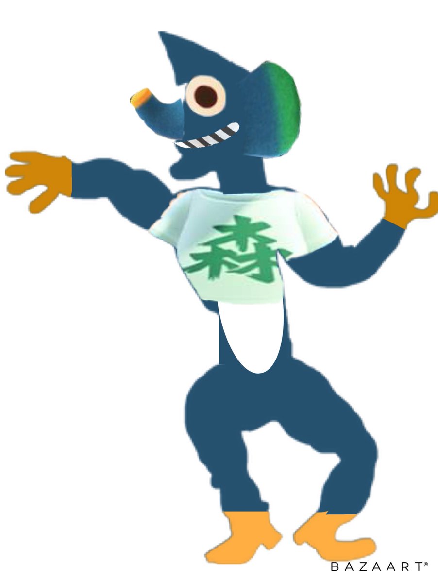 #AnimalCrossingNewHorizons I had the sudden realization that jock villagers are chads so I just spent a couple minutes making a chad axel