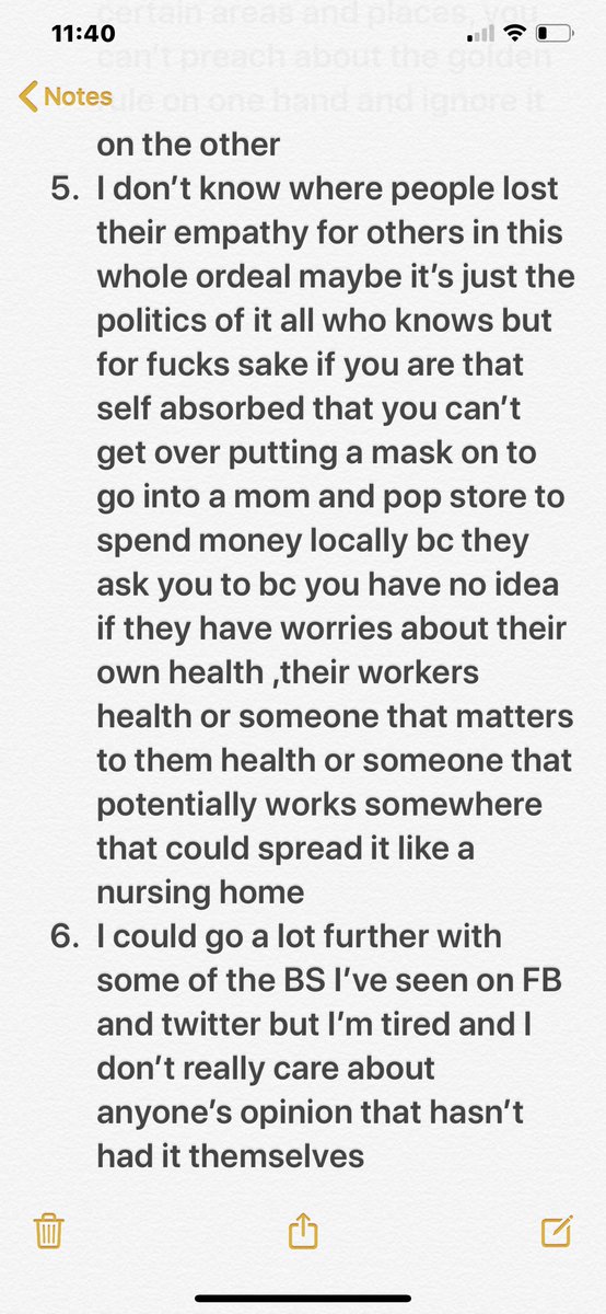 VRanschau's tweet photo. Been getting a lot of questions last few days since I’m out of quarantine these are a few of my thoughts I wrote down over two weeks and talking to others that had Covid also https://t.co/vT1Fjkqwio