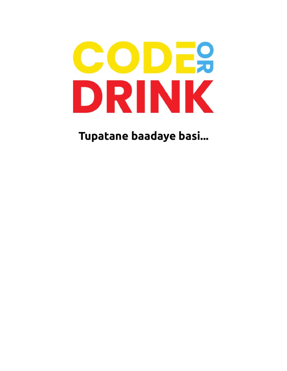 OsoroOngera's tweet photo. Code or Drink : Lesson One

Tag anyone interested 

#CodeorDrink

@kiruik https://t.co/e3H7whV9rD