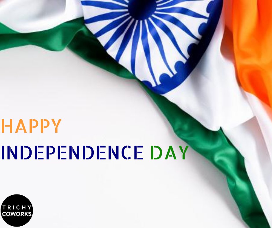 Happy 74th Independence day.🇮🇳🇮🇳🇮🇳🇮🇳🇮🇳
Lets spread unity and always proud to be Indians.
#trichycoworks #coworking #coworkingoffice #independenceday2020 #unity #unityindiversity #proudindian