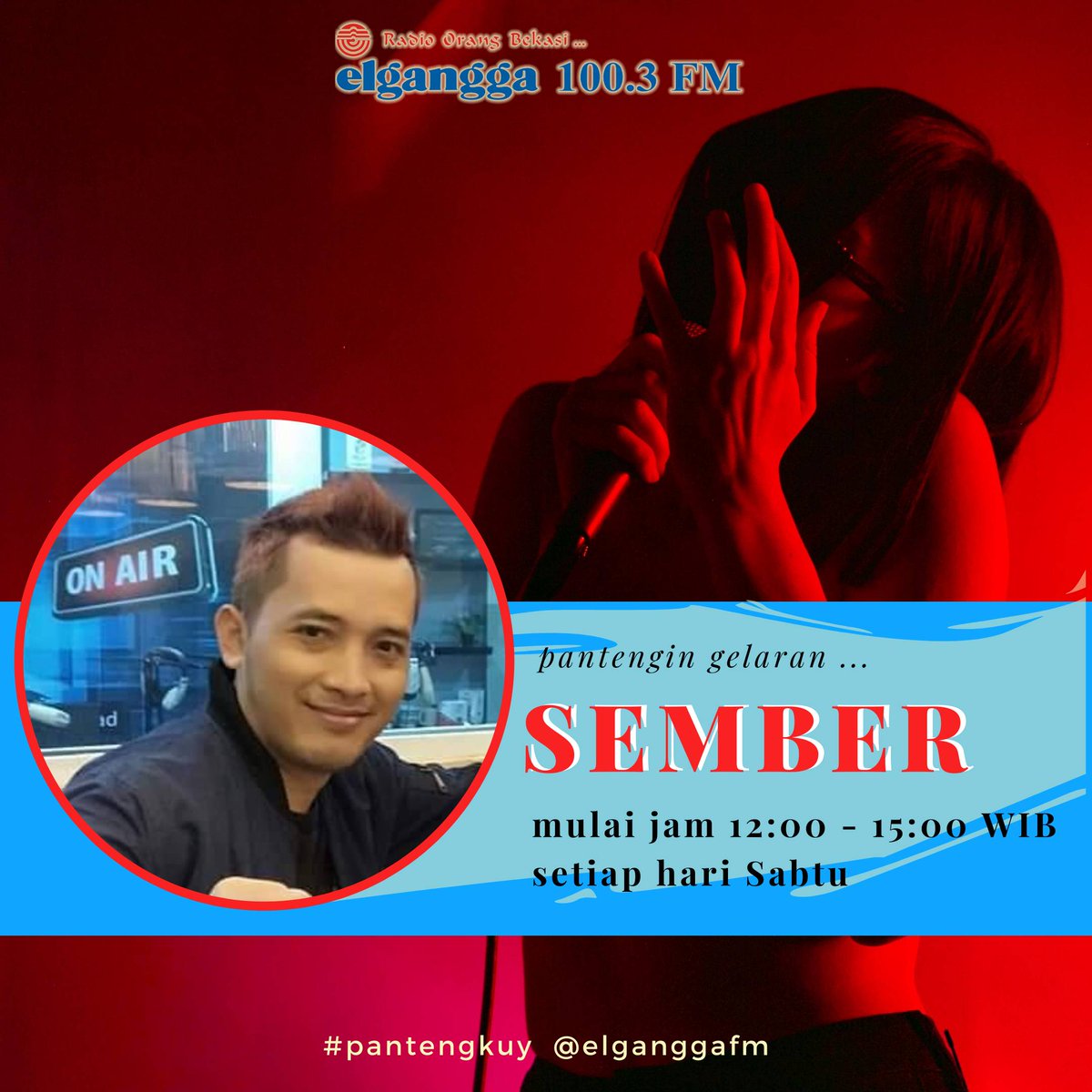 ElganggaFM's tweet photo. Yg ttp #santuy siang2 biar ga tegang pantengin aja Bang Rojali di gelaran #Sember yg mengudara dr jam 12 siang ampe 15 pas impas.
Sambil nyanyi2 hepi .............
Di #pantengkuy !! 📻
••
#DengerinRadioElgangga
#jagakesehatan
#MitraElgangga
#ElganggaFM https://t.co/fwAwlrpyaz