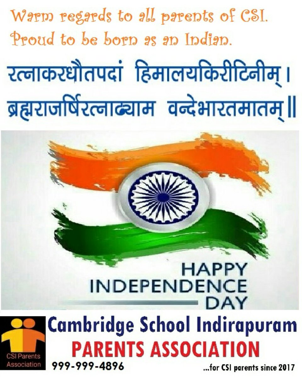 Cambridge School Indirapuram Parents Association tweet media