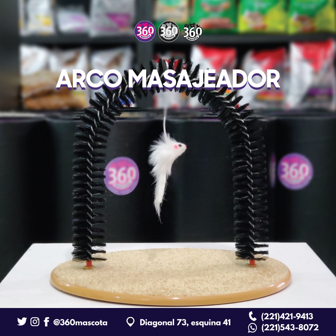 360Mascota's tweet photo. 😻🌈 Esta vez les traemos un juguete para los amigos gatunos...

Con este rascador en forma de arco tu mascota podra relajarse al máximo debido a un confortable cepillado y la base de lana. Incluso, este producto sirve para quitarle el pelo suelto. https://t.co/kwa5rAQ58q