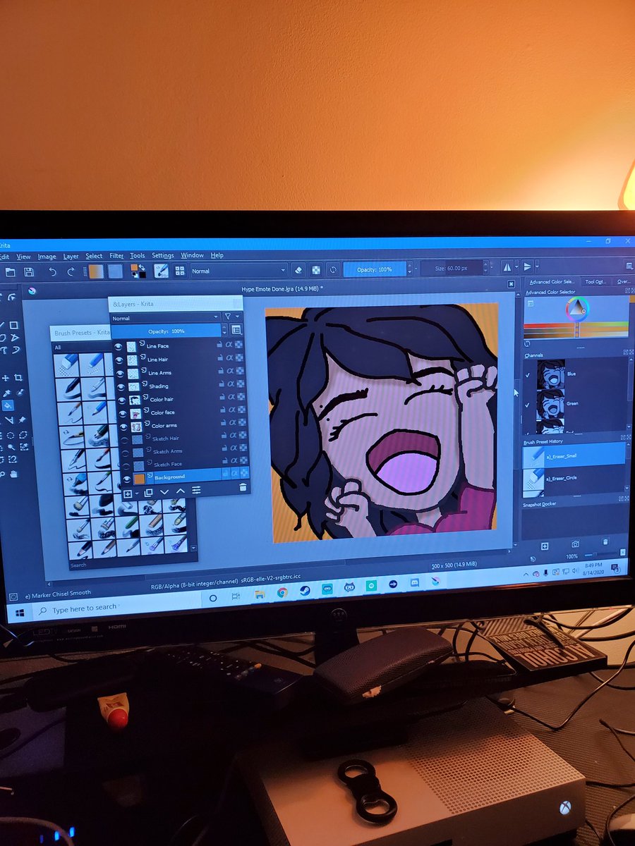 opheliaSELF's tweet image. So I did a thing and made my first emote... #Hype #ImNoGraphicDesigner #BabyStreamer #SoMuchMoreToDo