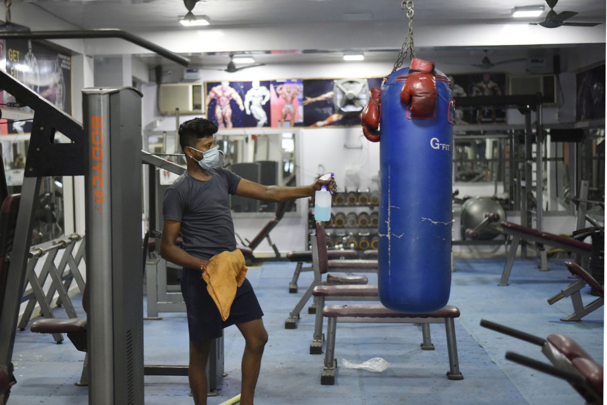 HTMumbai's tweet photo. Decision on reopening of gyms in Maharashtra likely to be taken today, says minister

(reports @SwapRawal) 

https://t.co/0NSESbq66O https://t.co/ZLFraHJgL8