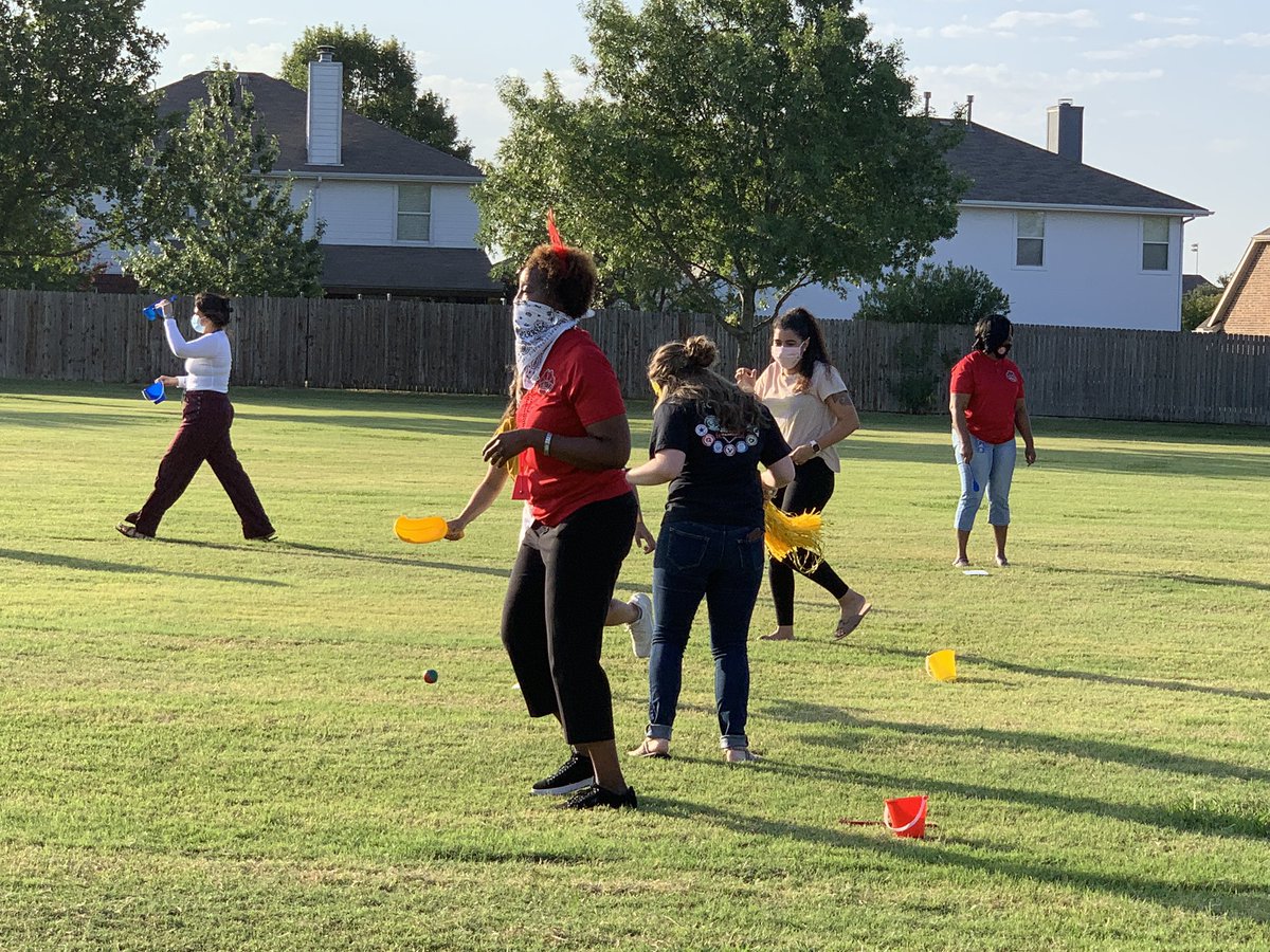 cgoss99's tweet photo. My Team placed second but we had sooooo much fun playing together this morning!! Egg toss was my peanut butter jelly-ring toss and catching activities-NO sir!!! House of Inegrity #FridayMotivation https://t.co/muSCf6mV3A