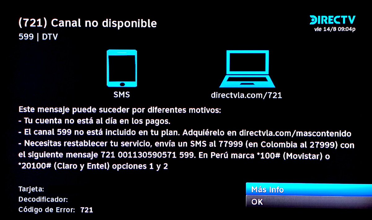 Carlos Pérez Alfaro on Twitter: "¿Qué código de error arroja tu ...