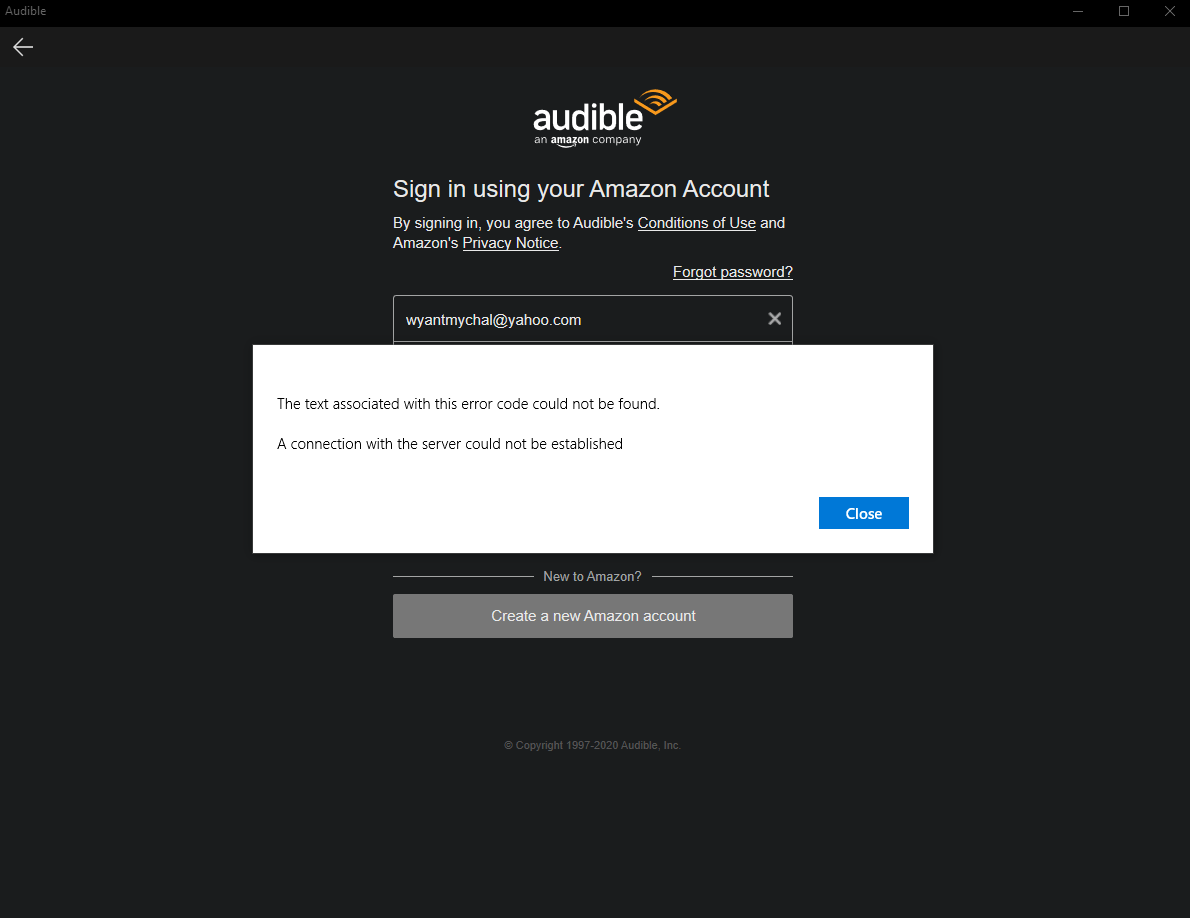 Balto000's tweet photo. @audiblesupport Here it is. https://t.co/Hnxz6os24M