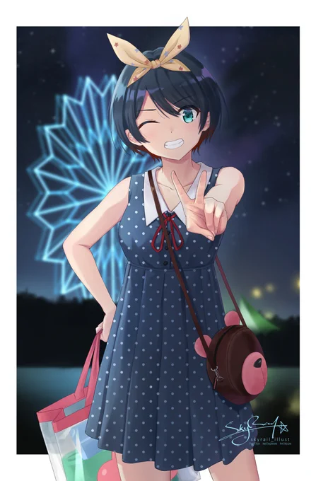 瑠夏ちゃん v(^^)v イエイ
#かのかり #彼女お借りします #更科瑠夏 #瑠夏ちゃん 