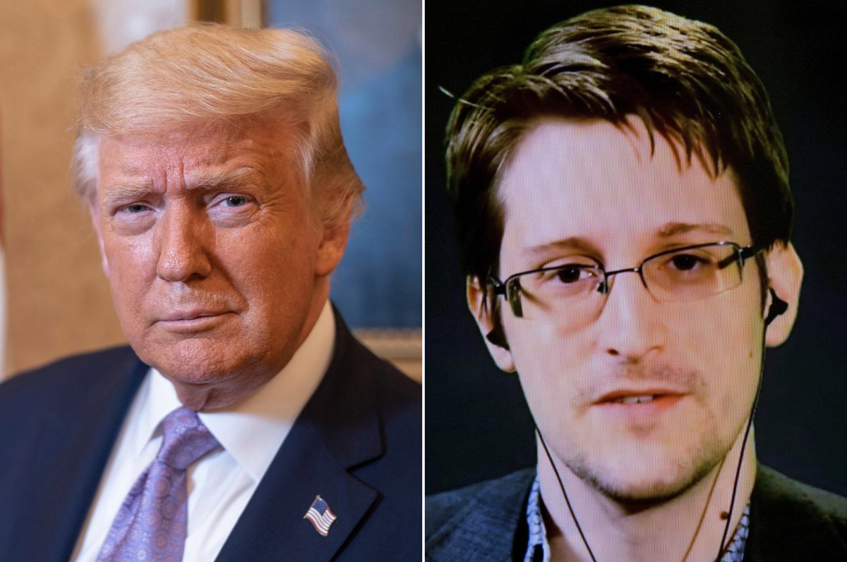 KenRoth's tweet photo. Speaking of Edward @Snowden, Trump concedes that “here are a lot of people that think that he is not being treated fairly." Trump is right. Snowden did us an enormous service by spotlighting surveillance threats to our privacy. He shouldn't be prosecuted. https://t.co/1JoFxLumxR https://t.co/l63a2KSpUL