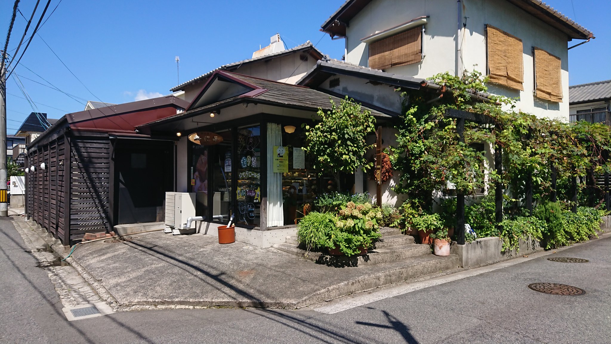 ちゅう 少し外出 五日市の無花果 嫁は学生時代に何回か来たことあったらしい 無花果 またきて四角