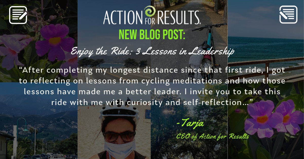 AfRInc_'s tweet photo. Check out this latest Leader's Agenda Blog from our CEO, Tarja Huuskonen, inspired by her bike rides on the California Coast: https://t.co/E306vIORKE

#leadership #resilience #innovation #energy #healthyminds #integrity #mentalbreak https://t.co/Y8FeanPbUl