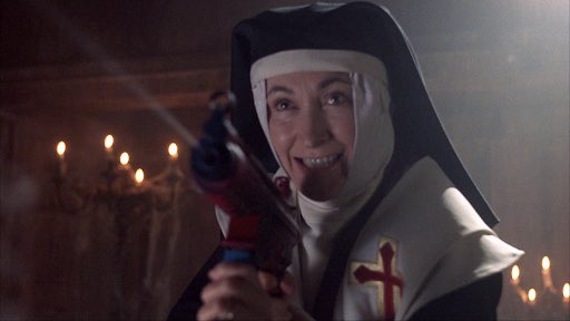 Sister Gloria from Night of the Demons 2 sighting #TheLastDriveIn #MutantFam