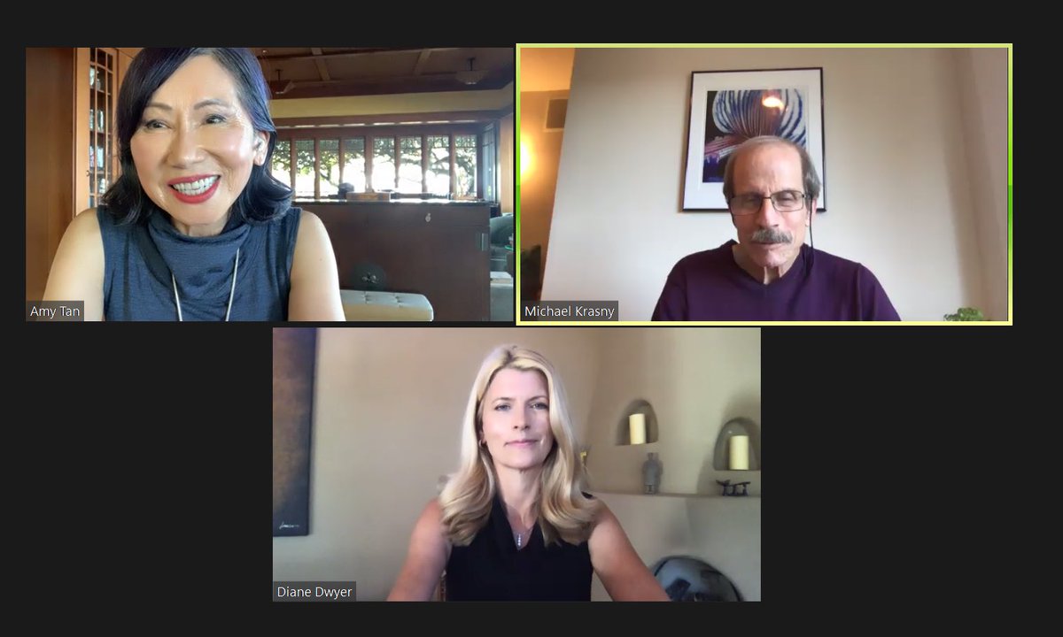 lancelewnbc's tweet photo. A perfect TGIF,  cocktails on the deck and joining virtually @berkeleyhumane #BestinShow with @AmyTan @MichaelKrasny @dianedwyersf https://t.co/vqyb0kPaW5