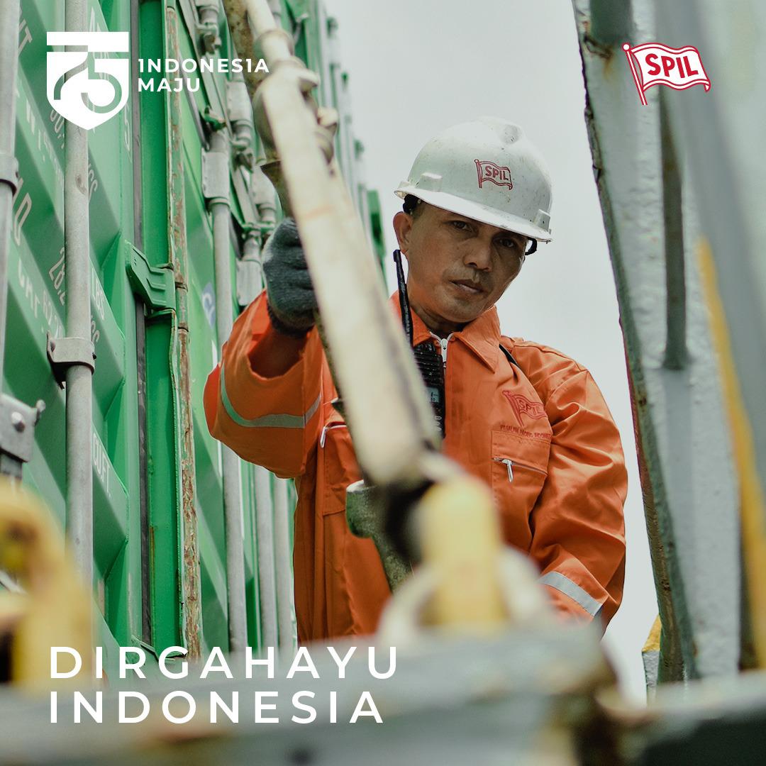 SPIL_official's tweet photo. Terus berkarya tanpa batas, berbakti membangun negeri. Dirgahayu Indonesia.
#IndonesiaMaju https://t.co/Iad7b8FrJR