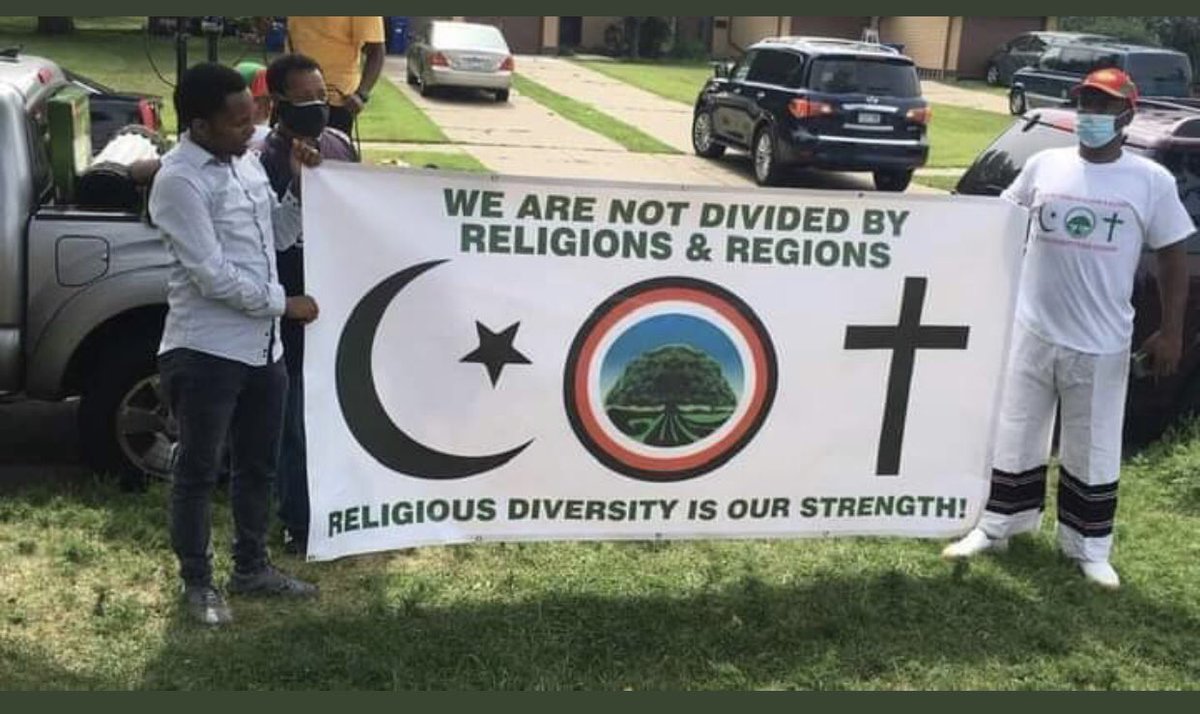 ObsaGaddisa's tweet photo. We are not Divided by Religions and Regions    
   #OromoProtests 
#Oromummaa
#OromoLivesMatter https://t.co/LalN5T4k28