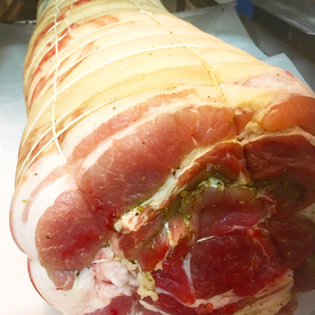 Porchetta, for your  weekend bbq!  Reserve via email, thepiggymarket@gmail.com (please specify size). We’re open Saturday 1-7