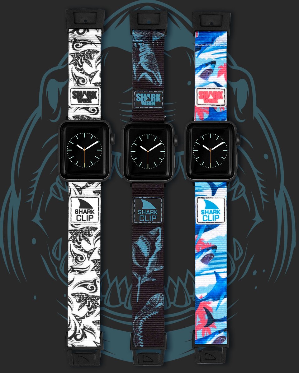 freestyle_watch's tweet photo. Limited Edition Shark Week 2020 Apple Watch™ Straps, Hurry! Grab Them Before They Go! ⚡⚡⚡
#applestraps #sharks #Freestylewatches #surfing #sun #beachlife #myfreestylewatch #wristcandy #iwatch #applewatch #beach #applewatchband #ocean #swim #apple #beachday #getsharked https://t.co/h98QIA4IZg