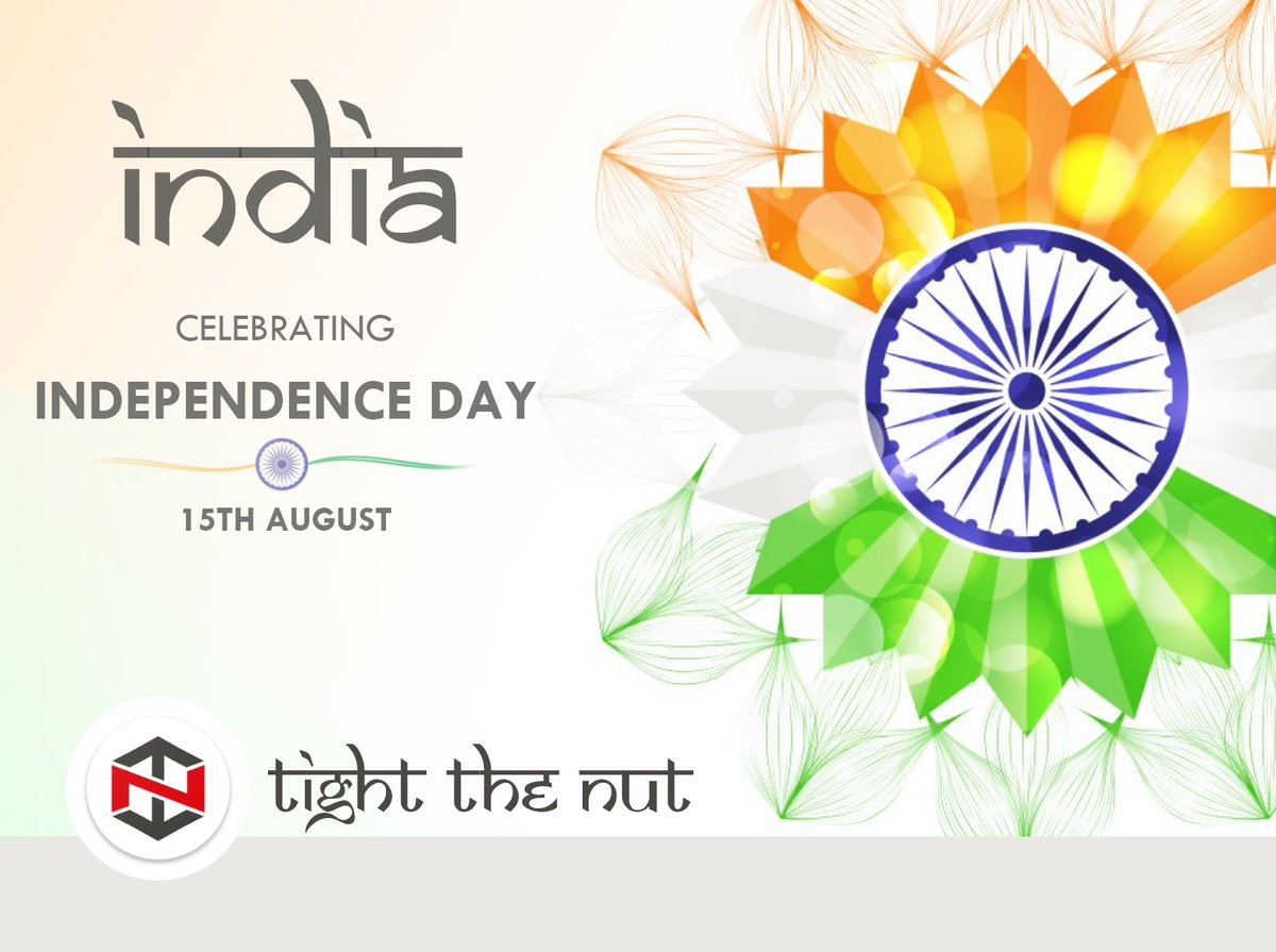 Happy Independence Day...
#IndependenceDay #Bharat #India #DigitalIndia #SaaS #TTNGarage #RemindS #World #Celebration #Work #Salute #BigDay #Freedom #Swarajya #tightthenut #TTN #Fight #NewIndia #BetterIndia #ISRO #DRDO #IIT #IIM #AIIMS  #RIL #MakeInInda #JayHind #BharatMataKiJay