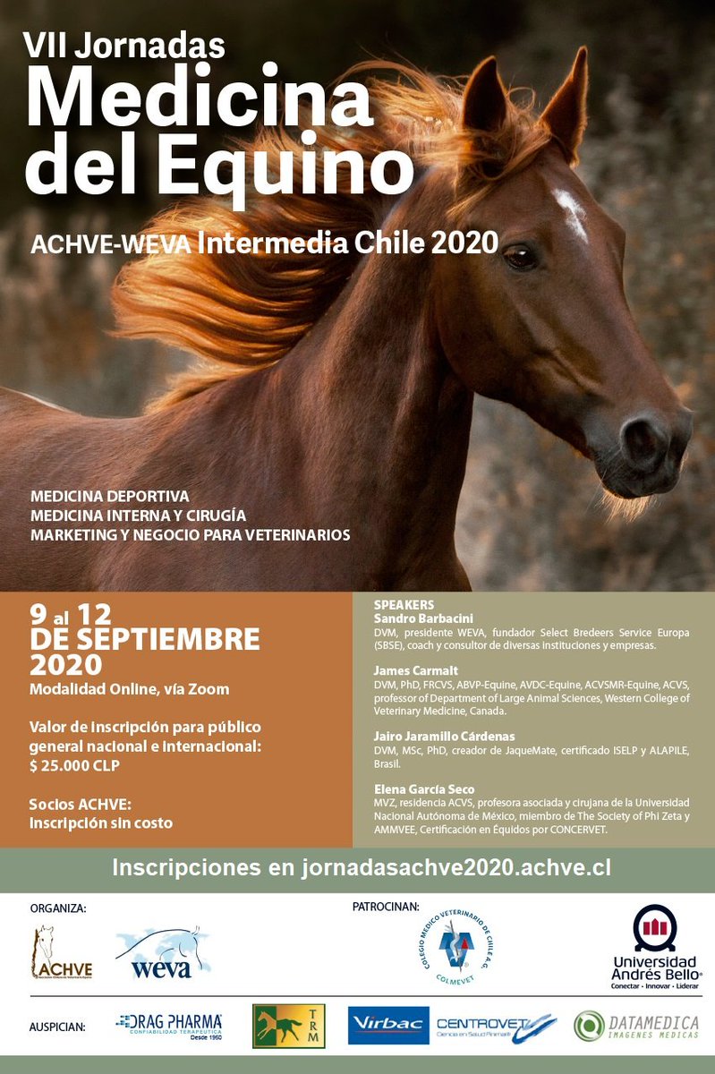tamara_tadich's tweet photo. Ya se pueden inscribir para las VII jornadas de @achve_vetequina en este link https://t.co/6SiiPtq0b3 https://t.co/ugxyOY9x1V