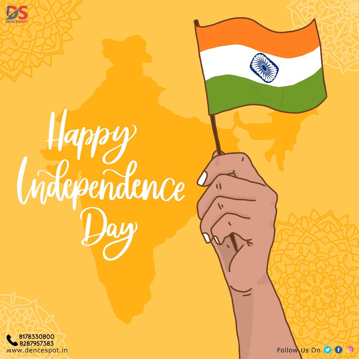 DenceSpot's tweet photo. 💐💕🎉🇮🇳🇮🇳🎉💕💐May the glory of Independence Day be with us forever. Here's wishing you a very happy Independence Day!🇮🇳🇮🇳🇮🇳🇮🇳🇮🇳🇮🇳🇮🇳🇮🇳🇮🇳🇮🇳🇮🇳🇮🇳#independenceday #indepedencedayindia #indepedenceday2020 🇮🇳🇮🇳🇮🇳🇮🇳🇮🇳🇮🇳🇮🇳 https://t.co/Ynx4zvdcmo