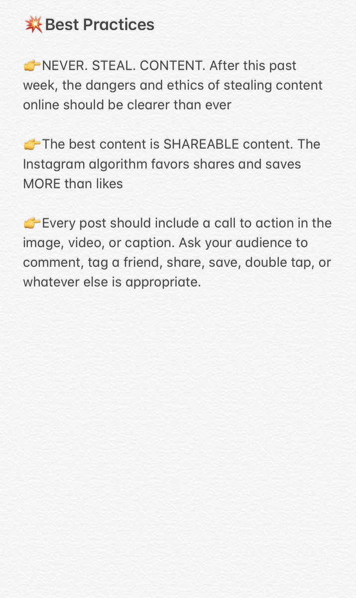 Final content tips