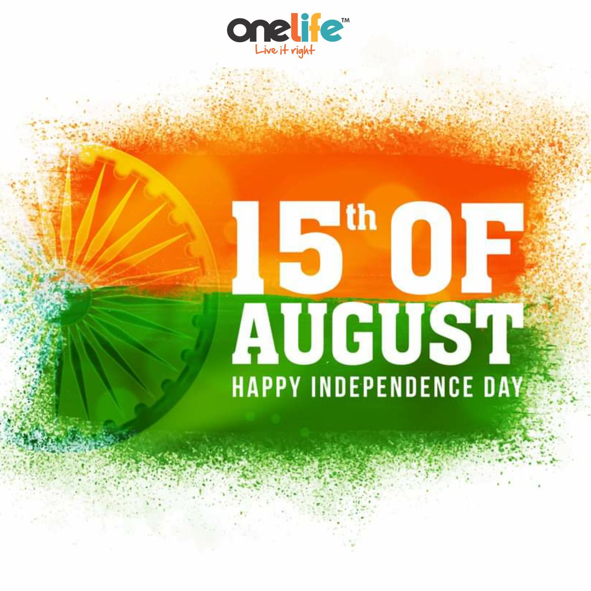 OneLife_IN's tweet photo. Maa Tujhe Salaam 🇮🇳
We wish everyone a very Happy Independence Day 🇮🇳
#IndependenceDay #independentday #Independence_Day #IndependenceDayIndia2020 #IndiaIndependenceDay #FreedomWeek #SaturdayThoughts #SatyamevaJayate #india #IndianIndependence #IndianArmy #IndiaKnight https://t.co/1k0Tdw6GPP
