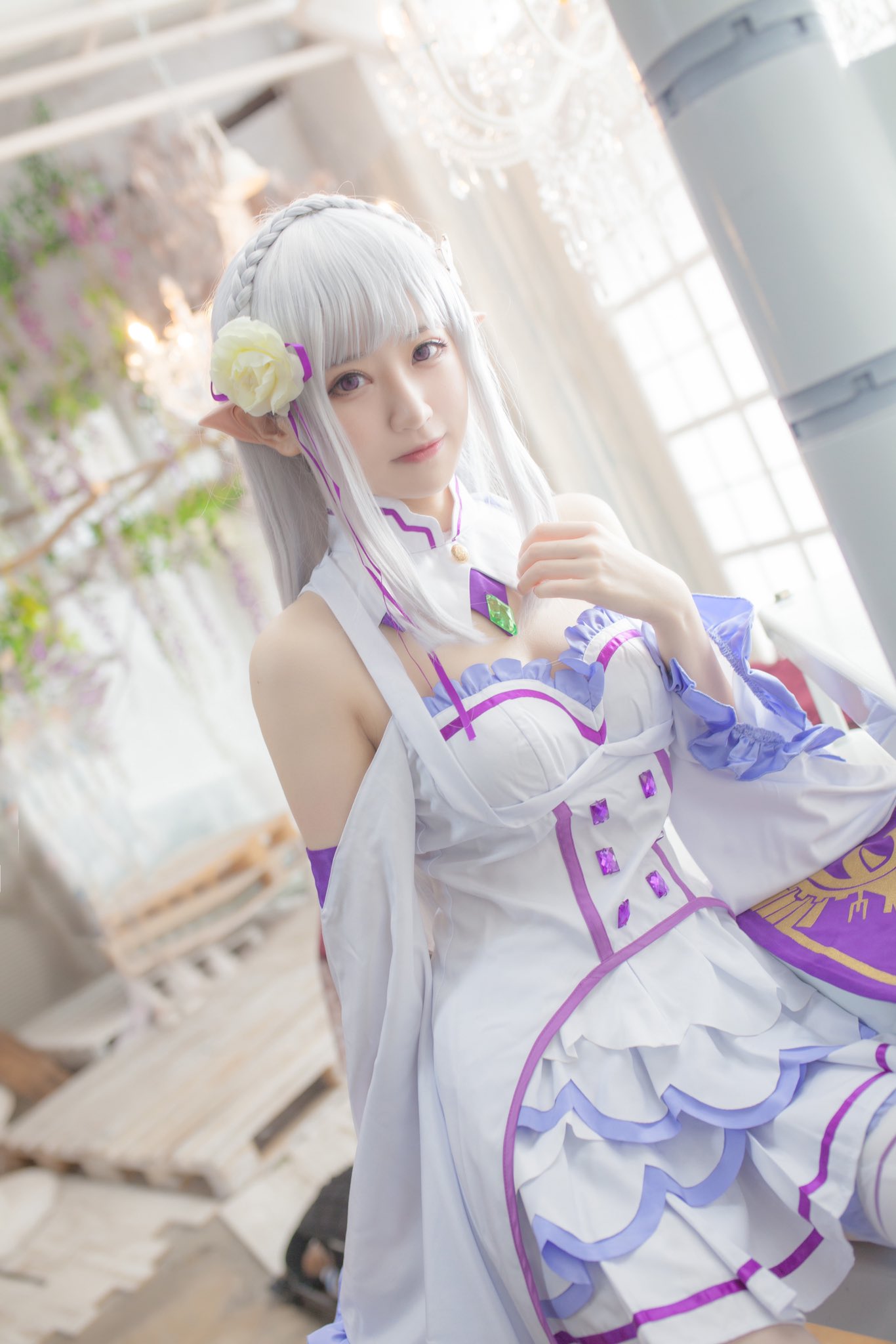 画像,【コスプレ】Reゼロから始める異世界生活ーエミリア🌟カメラ:亜紀さん https://t.co/cgrMQJZf2S…