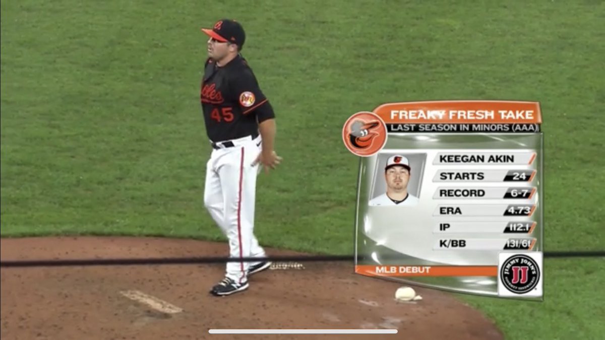 BRONCO IN THE SHOW!!! ⚾️ 

Our guy @KeeganAkin making his Major League Debut with the <a href="/Orioles/">Baltimore Orioles</a> #WeWillReign
