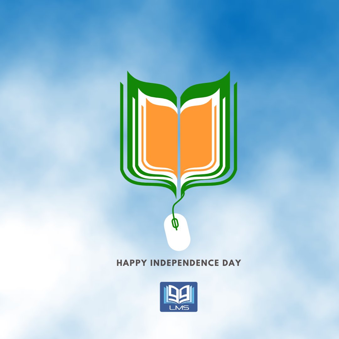 baabte99lms's tweet photo. Happy Independence Day🇮🇳

#99lms #IndependenceDay #HappyIndependenceDay #elearning #lms #onlinetraining #elearningsolutions #learningmanagementsystem https://t.co/Mw63yQhHE5
