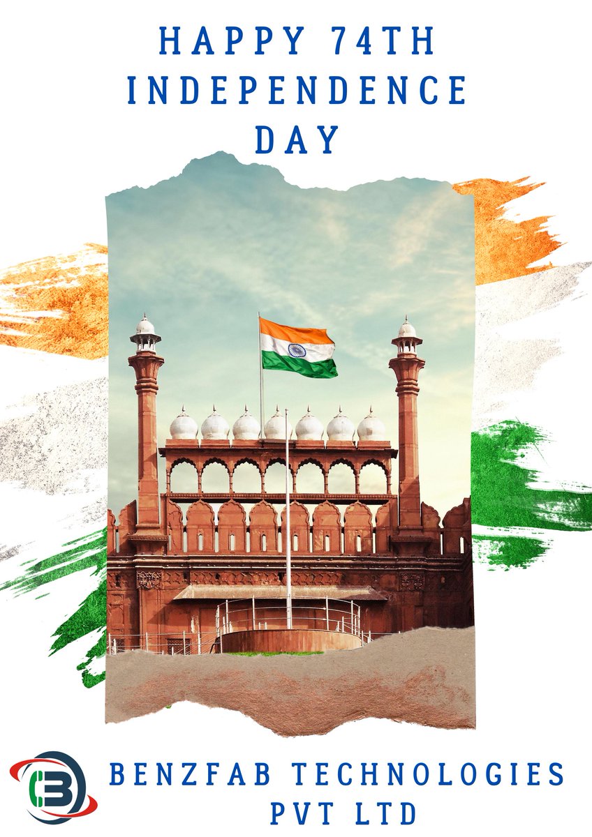Benzfabt's tweet photo. Happy 74th Independence day!! #happyindependenceday #benzfab #teammeet #telecom #it #videoconferencing #teammeetapp https://t.co/vg3OJdv9Ve