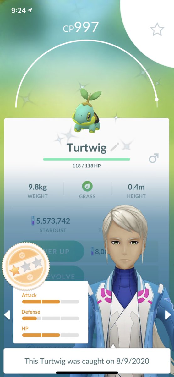 carl68655402's tweet photo. 12 #shinypokemon for #enigmaweek and this #shinyturtwig was the most #randomshiny i caught. #shinyhunter https://t.co/FXlfMI6XrL