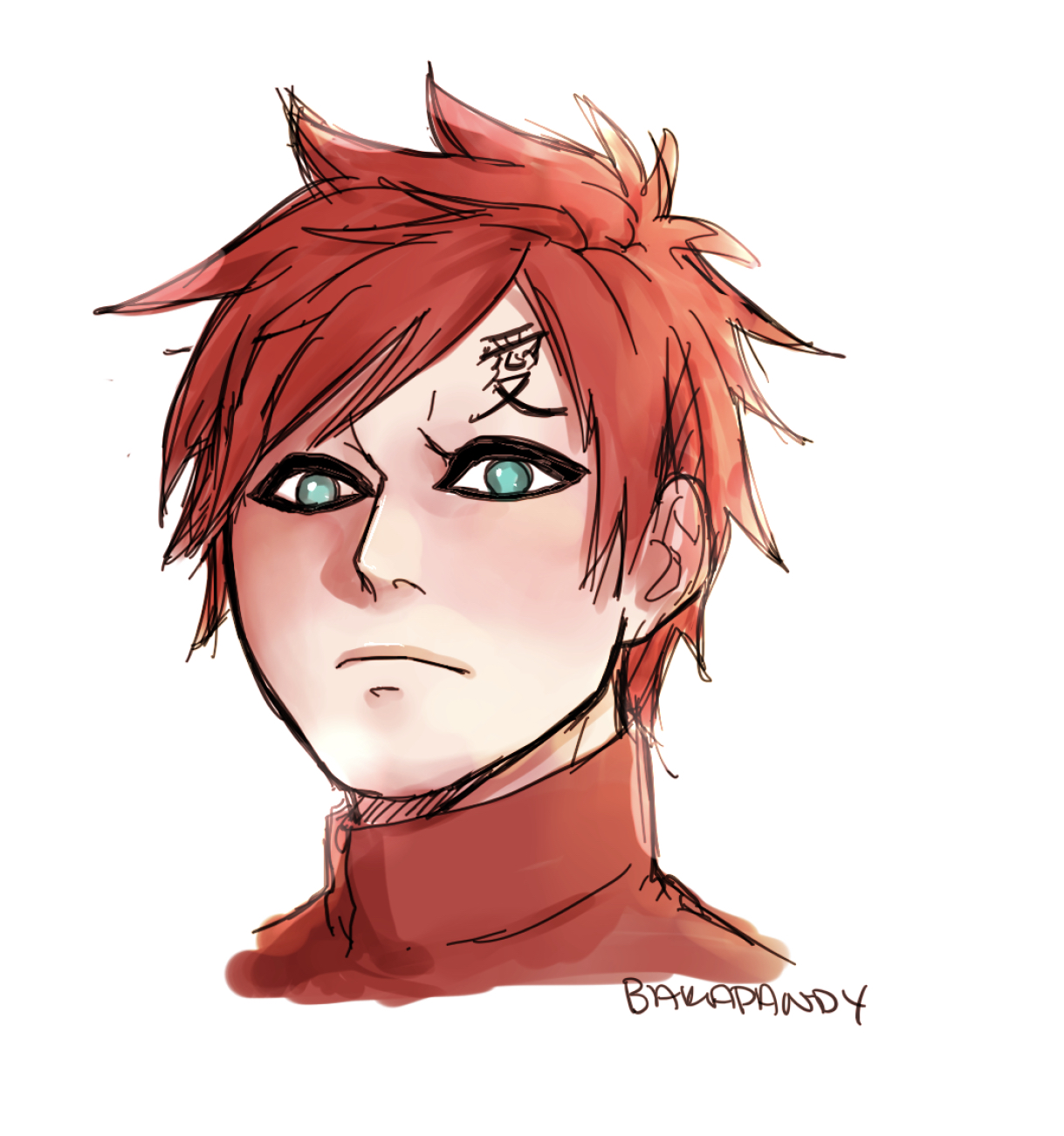 Dr. Pandy, MD on X: this Gaara png that they use on like every single  piece of merch ever like the angle of his face is awful   / X