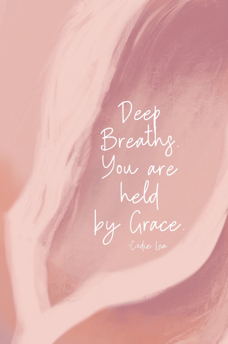 Breath deep.
Today and everyday, know that you are held by Grace.
When things feel exhausting or overwhelming, when you feel like you can quite find yourself, know that you are safe to surrender.
coach #lifecoachingforwomen #liveauthentically #livefullyalive #faithandgrace https://t.co/HYnCNNE8Gu