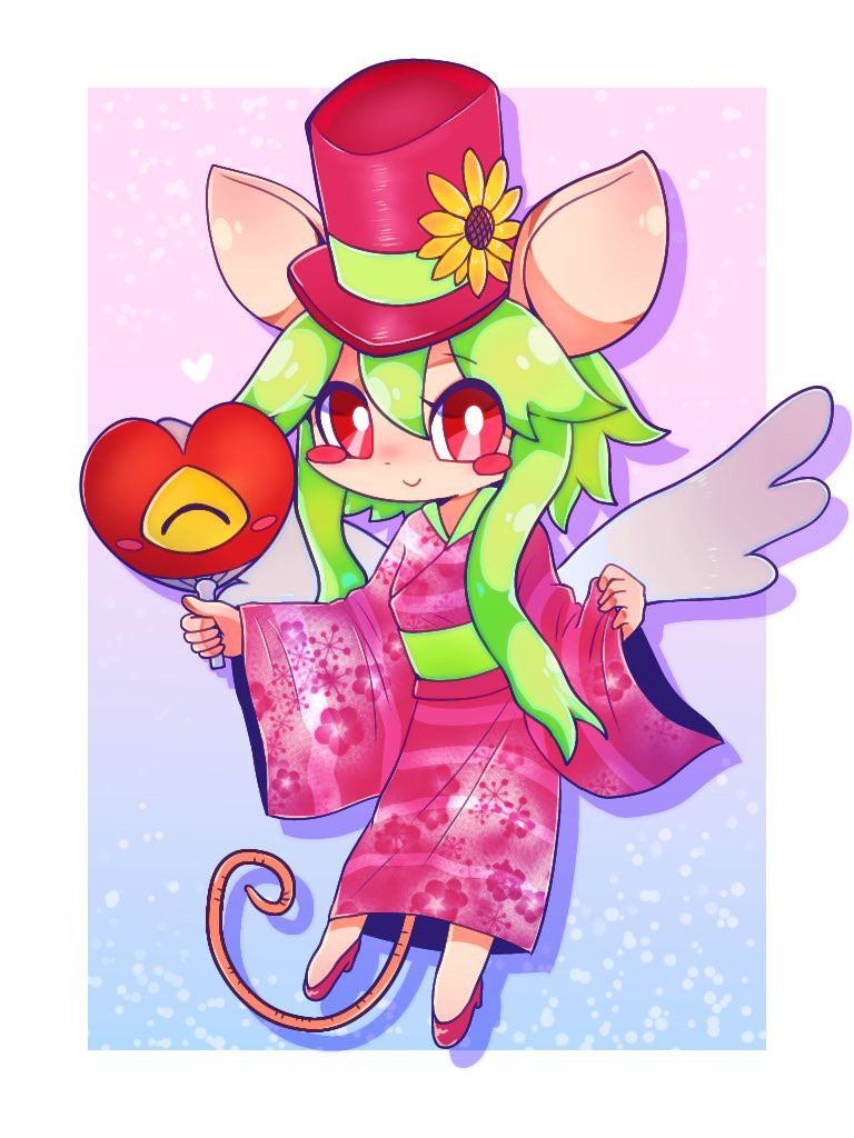 マッドラットデッド 神様 可愛い リョクオウのイラスト