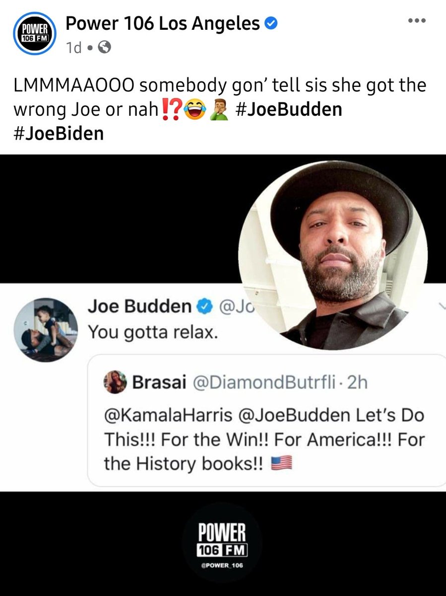 ProdByBRIX's tweet photo. @DiamondButrfli 😂🤣😂 @JoeBudden https://t.co/FjnYqincXn