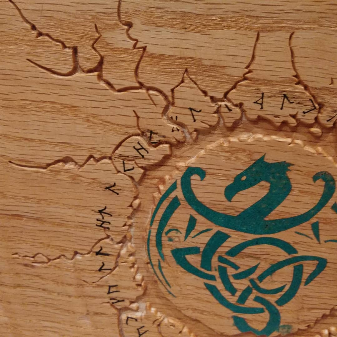 WindsomKid's tweet photo. Test carve on a three stage carve/inlay. Decent depth.
#DnD #dndmaker #dungeonsanddragons #WIP #dungeonmastersscreen https://t.co/zDStgwRGKU