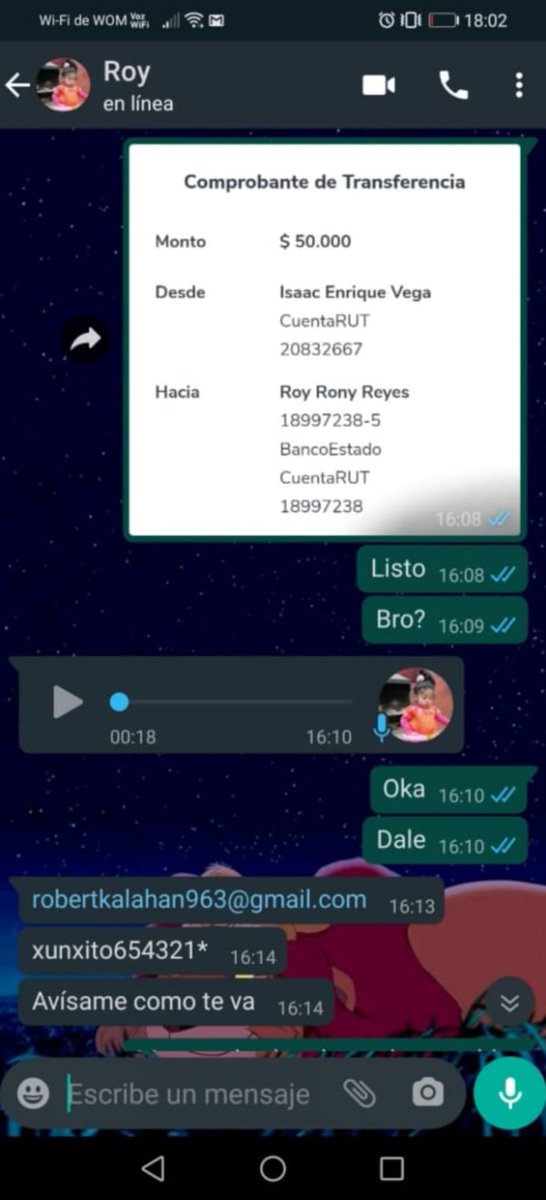 Jesus_23cr's tweet photo. 1/1 Con desilusión hago esto.
 El día de ayer @RoyReyescr ESTAFO a @iAmIEnrique . Le paso una cuenta diferente a la ofrecida . Espero esto sirva de algo. No se. Quemen por dinero. Ayuden a meter presión. https://t.co/0905zpBer6